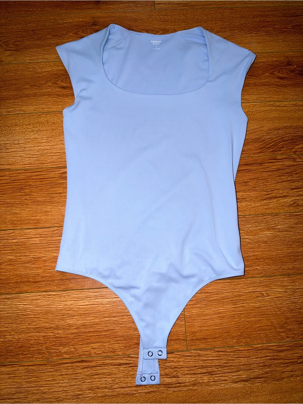 Express Body Contour High Compression Cap Sleeve Bodysuit